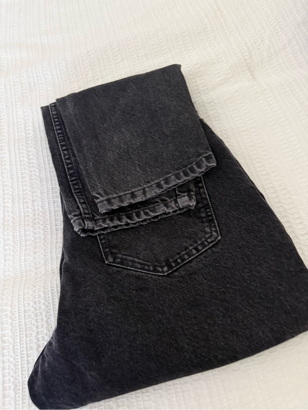 Zara High-Rise Black Washed Women’s Jeans